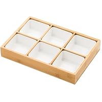 Amazon｜Lake key 業務用 仕切りトレー 小皿 セット 竹製 トレイ 2/3/4